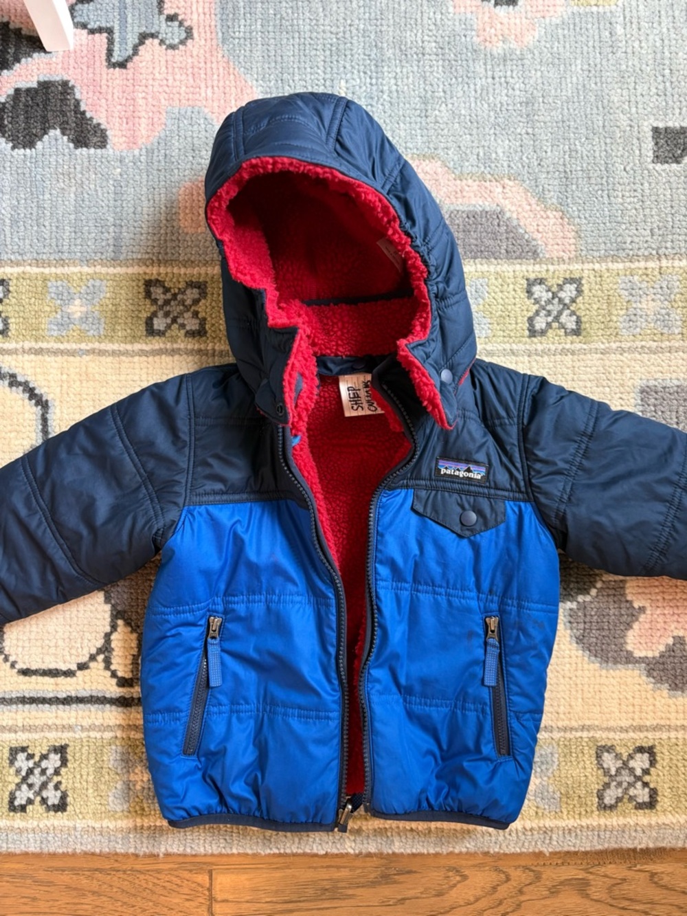 Patagonia Reversible Hooded Toddler Puffer Jacket